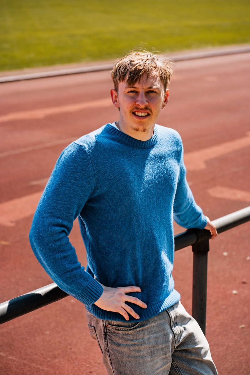 Alex Frieling an einer Laufbahn